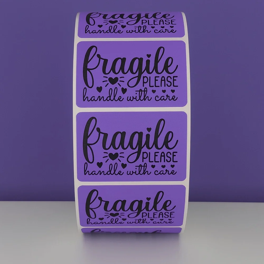 Fragile Handle With Care Stickers Shipping Labels for Packages, Mailing,Packing